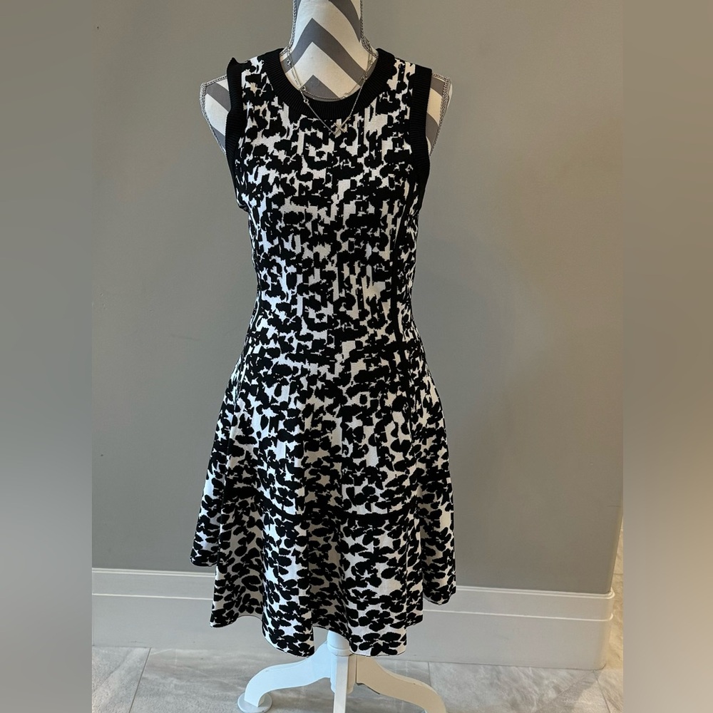 Kate Spade black & white sweater dress